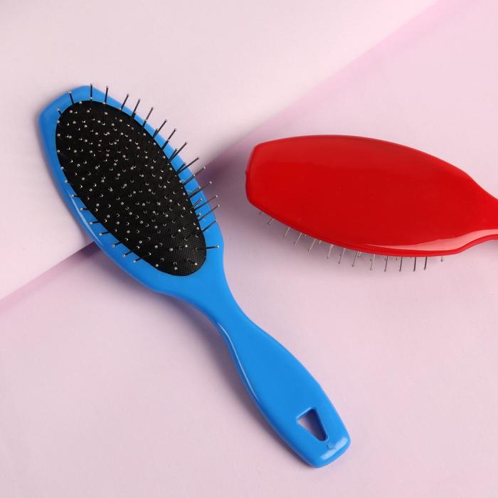 Расчёска массажная, 21,5 × 5,5 см, цвет МИКС 
Расчёска массажная, 21,5 × 5,5 см, цвет МИКС