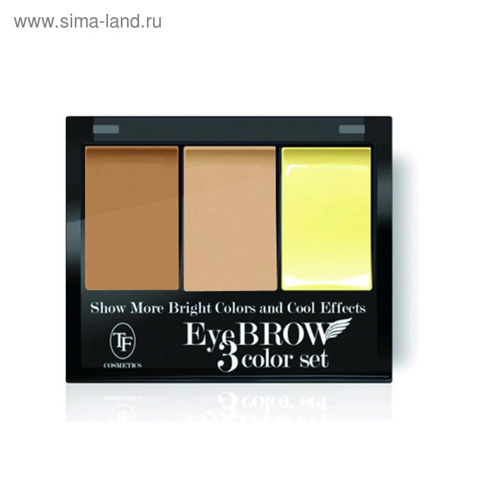 Тени для коррекции бровей с закрепляющим воском TF Eyebrow 3 Color Set, тон 102C блонд
Тени для коррекции бровей с закрепляющим воском TF Eyebrow 3 Color Set, тон 102C блонд