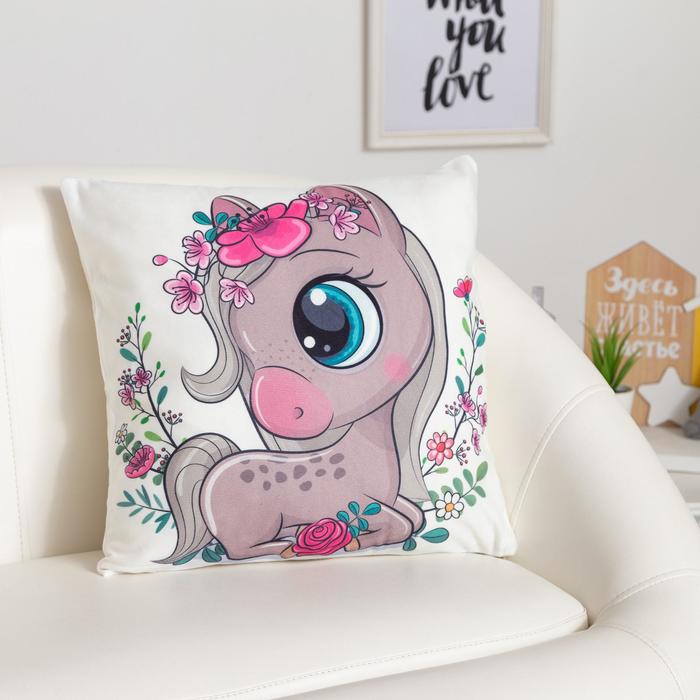 Наволочка декоративная Этель «Пони», размер 40х40 см
Наволочка декоративная Этель «Пони», размер 40х40 см