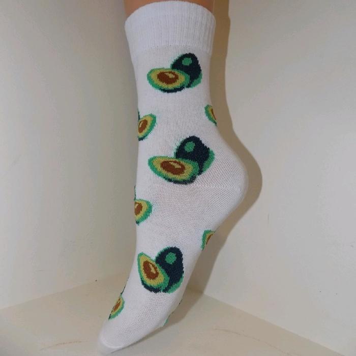 фото Носки женские, размер 23-25, цвет белый, 5 пар в уп. лысьвенская мануфактура