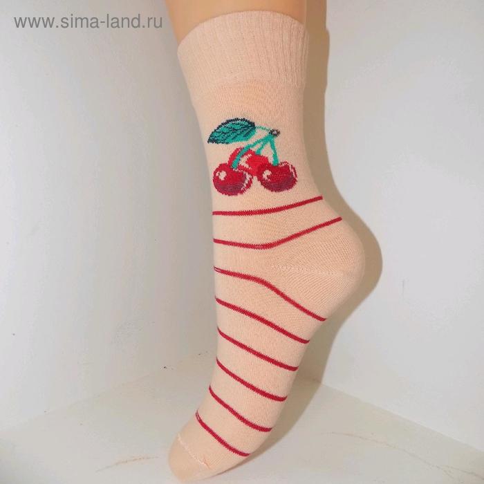 фото Носки женские, размер 23-25, цвет персиковый, 10 пар в уп. лысьвенская мануфактура