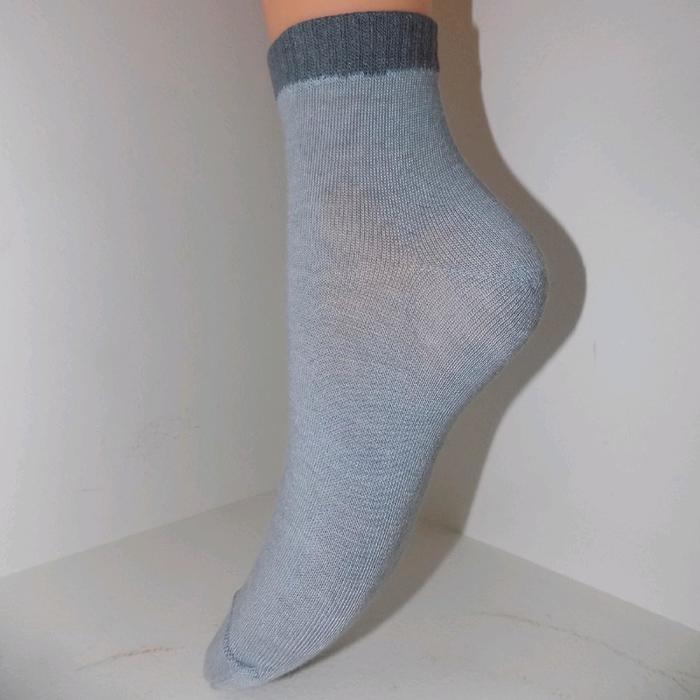 фото Носки женские бамбуковые, размер 23, цвет серый, 10 пар в уп. лысьвенская мануфактура