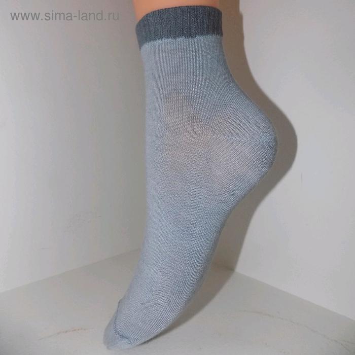 фото Носки женские бамбуковые, размер 25, цвет серый, 5 пар в уп. лысьвенская мануфактура