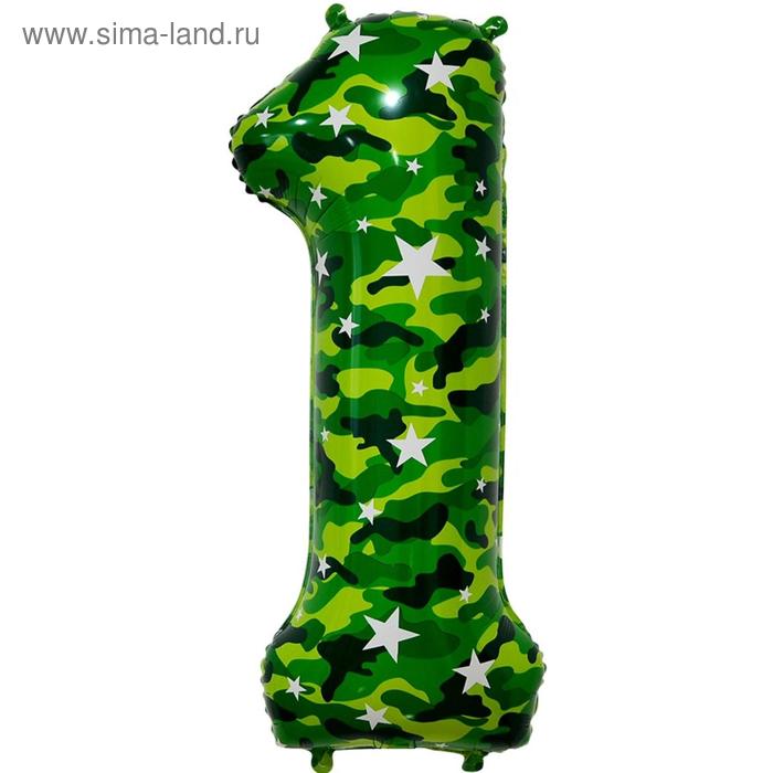 Шар фольгированный 34" "1", Камуфляж 131011 
Шар фольгированный 34" "1", Камуфляж 131011