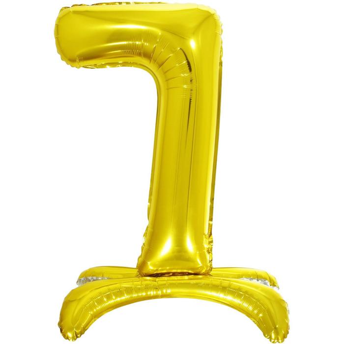 Шар фольгированный 32" «7», на подставке, цвет золото
Шар фольгированный 32" «7», на подставке, цвет золото