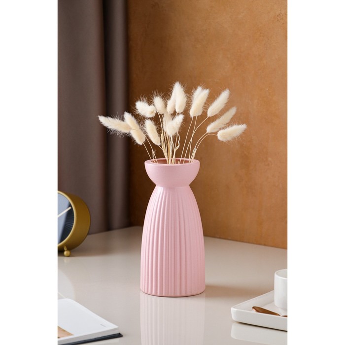 Ваза керамическая "Тиффани", настольная, розовая, 21 см
Ваза керамическая "Тиффани", настольная, розовая, 21 см