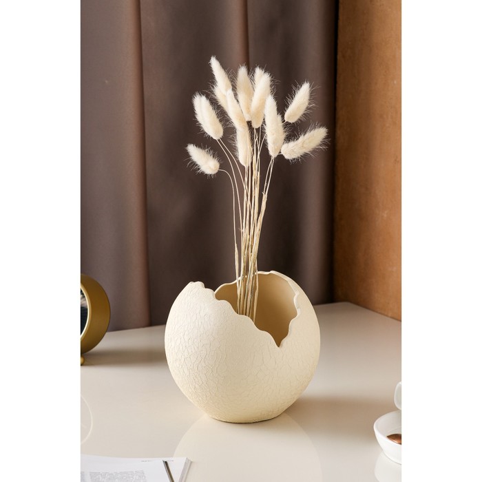 Кашпо "Скорлупа", шёлк, бежевый, 2.5 л
Кашпо "Скорлупа", шёлк, бежевый, 2.5 л