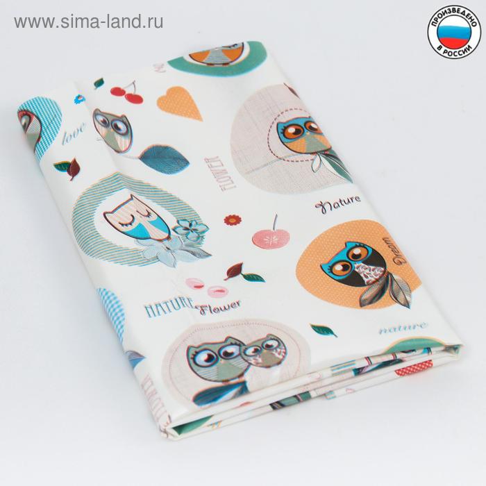 Клеёнка 70*100 см., арт. 0055, без окантовки, рисунок «Совы», цвет МИКС
Клеёнка 70*100 см., арт. 0055, без окантовки, рисунок «Совы», цвет МИКС