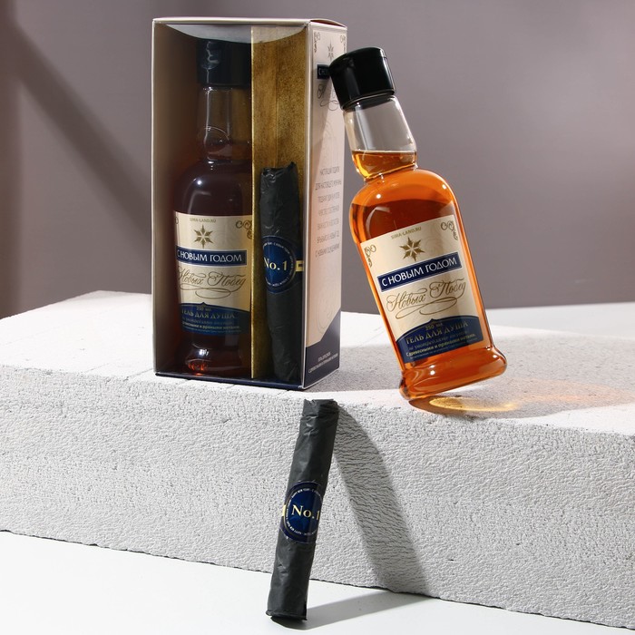 Набор "Настоящему мужику": гель для душа во флаконе джемесон 250 мл, мыло в форме сигары
Набор "Настоящему мужику": гель для душа во флаконе джемесон 250 мл, мыло в форме сигары