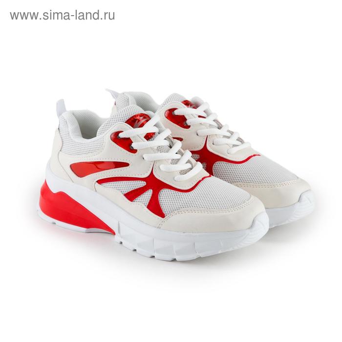 фото Кроссовки женские, цвет белый, размер 39 ex-tim
