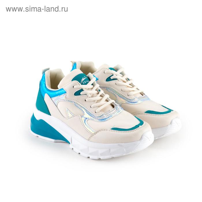 фото Кроссовки женские, цвет белый, размер 38 ex-tim