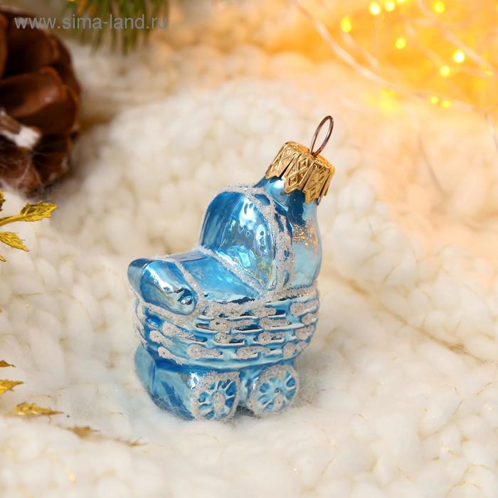 Ёлочное украшение "Детская коляска" h-9 см, микс
Ёлочное украшение "Детская коляска" h-9 см, микс