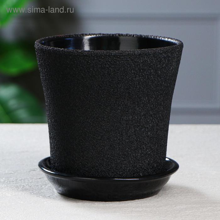 Кашпо "Вуаль" 1 л, шелк, черный
Кашпо "Вуаль" 1 л, шелк, черный