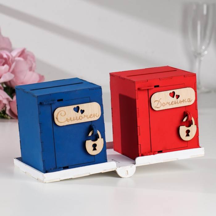 Свадебная копилка "Весы. Дочка-Сыночек", цветная, 30х11,5х14 см
Свадебная копилка "Весы. Дочка-Сыночек", цветная, 30х11,5х14 см