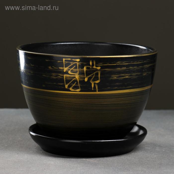 Горшок цветочный Мираж коричнев 1,65 л
Горшок цветочный Мираж коричнев 1,65 л