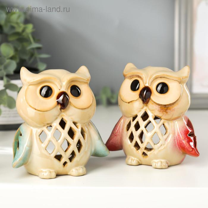 Подсвечник керамика "Филины с сеткой" набор 2 шт 11х11х7,5 см 
Подсвечник керамика "Филины с сеткой" набор 2 шт 11х11х7,5 см