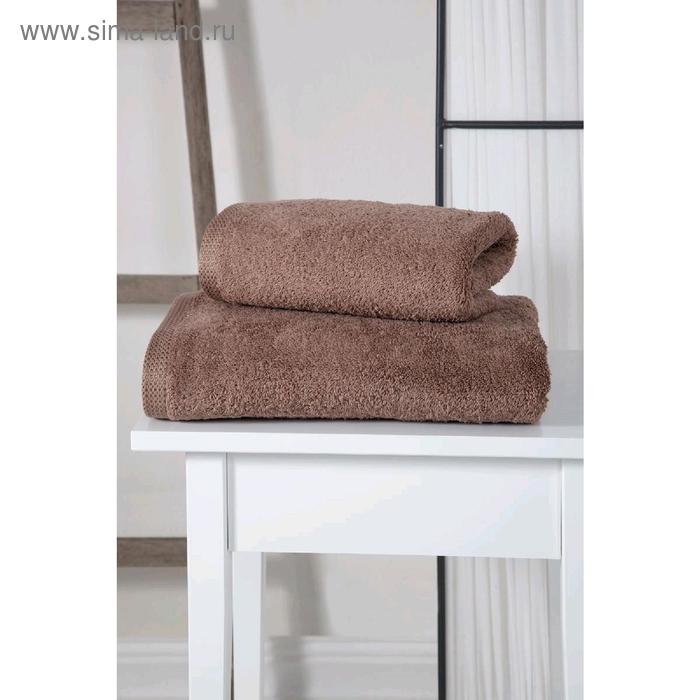 фото Полотенце apollo, размер 70 х 140 см, цвет коричневый karna