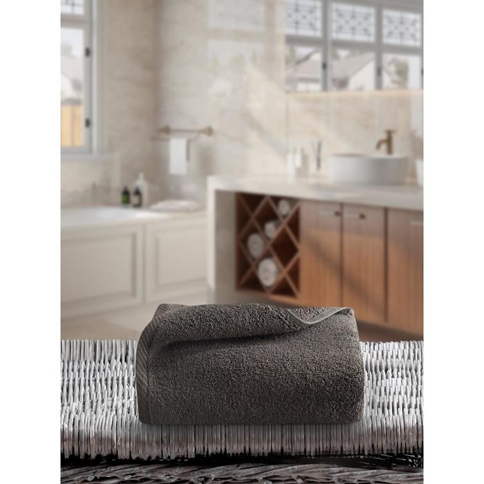 фото Полотенце arkadya, размер 50 x 100 см, цвет кофейный karna