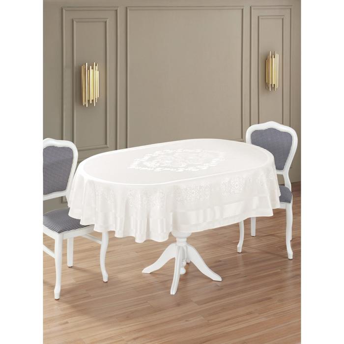 Скатерть овальная Caramel 160х220 см, цвет кремовый
Скатерть овальная Caramel 160х220 см, цвет кремовый
