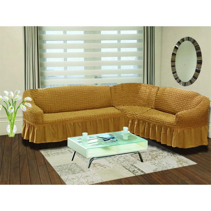 Чехол на диван Bulsan угловой правосторонний, цвет горчичный
Чехол на диван Bulsan угловой правосторонний, цвет горчичный