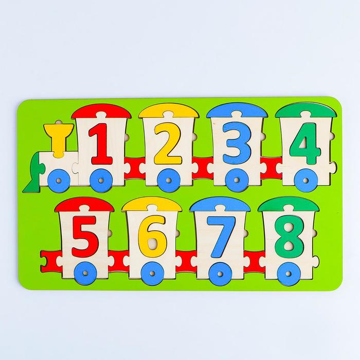 Пазл-конструктор «Паровозик Цифры»
Пазл-конструктор «Паровозик Цифры»