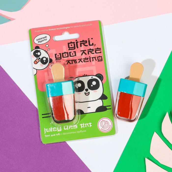 Тинт для губ Girl, you are amazing: аромат арбуза
Тинт для губ Girl, you are amazing: аромат арбуза