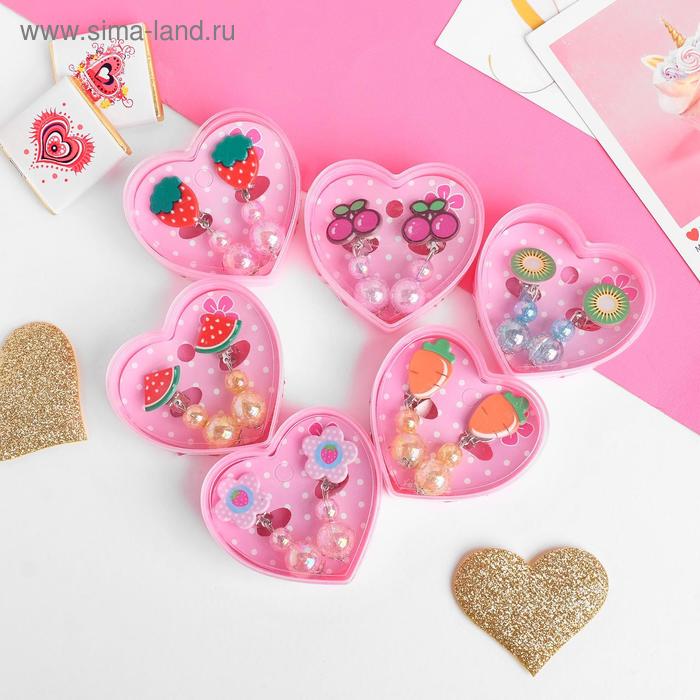 Клипсы детские "Фруктики", форма МИКС, цветные
Клипсы детские "Фруктики", форма МИКС, цветные