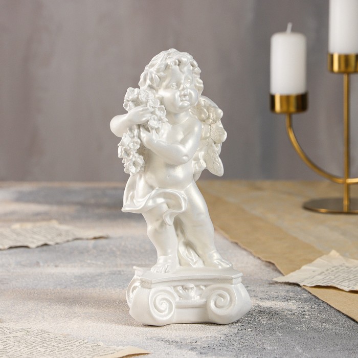 Статуэтка "Ангел на колонне", перламутр, 22 см
Статуэтка "Ангел на колонне", перламутр, 22 см