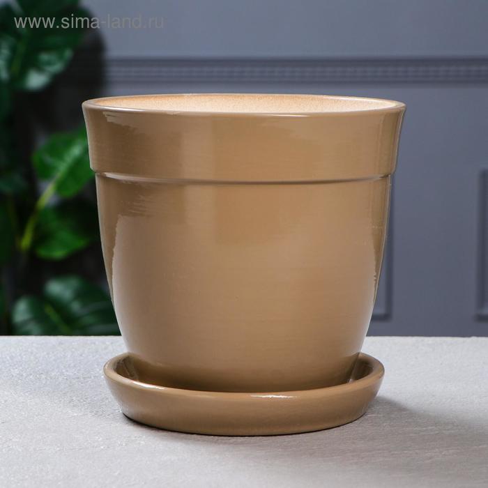 Горшок для цветов "Глория", глянец, капучино, керамика, 2 л
Горшок для цветов "Глория", глянец, капучино, керамика, 2 л