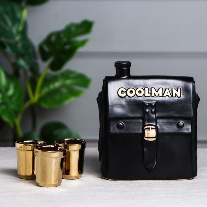 Набор для коньяка "Барсетка", чёрный, 1.2 л
Набор для коньяка "Барсетка", чёрный, 1.2 л