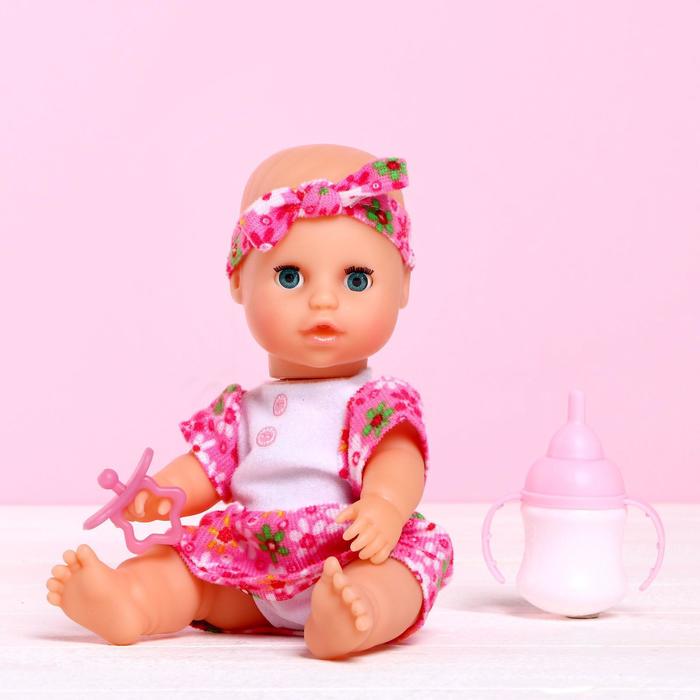 Пупс функциональный «Малыш» пьёт, писает, звук, с аксессуарами
Пупс функциональный «Малыш» пьёт, писает, звук, с аксессуарами