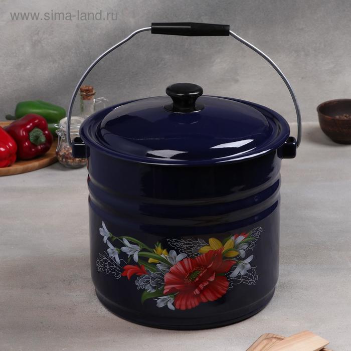 Ведро «Апрель», 10 л, с крышкой, цвет синий
Ведро «Апрель», 10 л, с крышкой, цвет синий