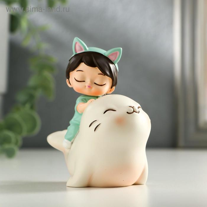 Сувенир полистоун "Малышка на морском котике" пружинка 8,5х7х5 см
Сувенир полистоун "Малышка на морском котике" пружинка 8,5х7х5 см