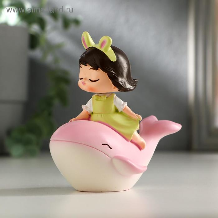 Сувенир полистоун "Малышка на розовом дельфине" пружинка 8,5х7х5 см
Сувенир полистоун "Малышка на розовом дельфине" пружинка 8,5х7х5 см