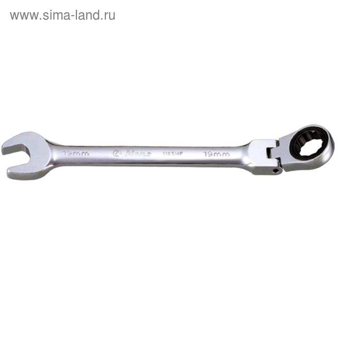фото Ключ рожковый hans 1165fm17, с храповиком, на шарнирах, 17 мм