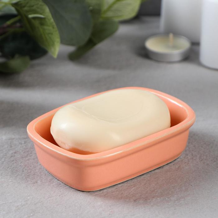 Мыльница керамическая "Дюна", оранжевая, 10 см
Мыльница керамическая "Дюна", оранжевая, 10 см