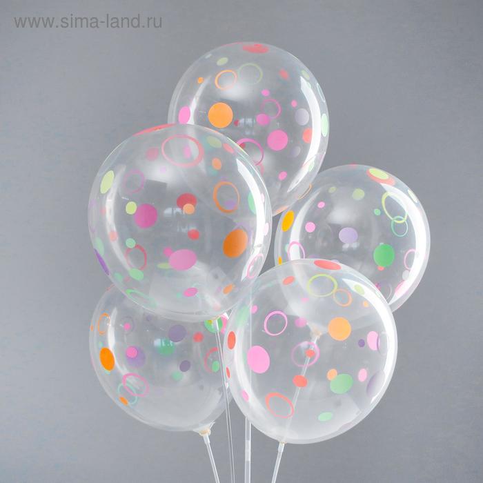 Шар латексный 12" "Разноцветные круги", прозрачный, набор 25 шт
Шар латексный 12" "Разноцветные круги", прозрачный, набор 25 шт