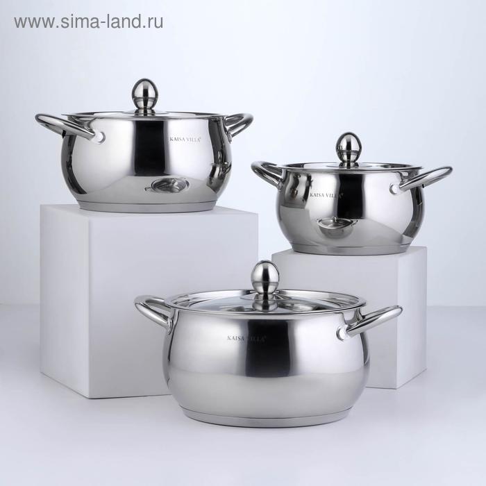 Набор посуды «Танто», 3 предмета: 2/2,8/3,8 л, индукция, цвет хромированный
Набор посуды «Танто», 3 предмета: 2/2,8/3,8 л, индукция, цвет хромированный