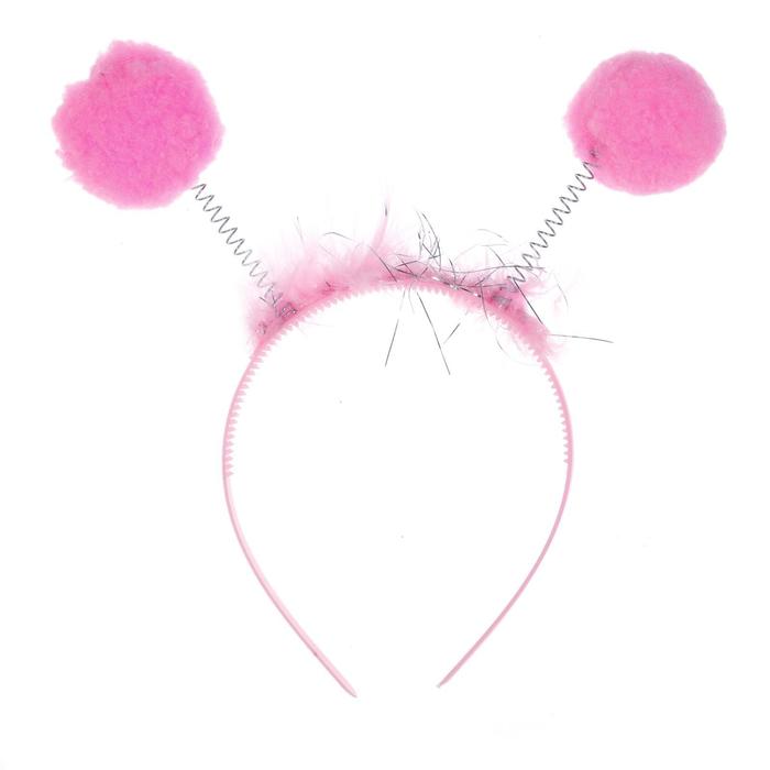 Карнавальный ободок «Бомбошки», цвет розовый
Карнавальный ободок «Бомбошки», цвет розовый