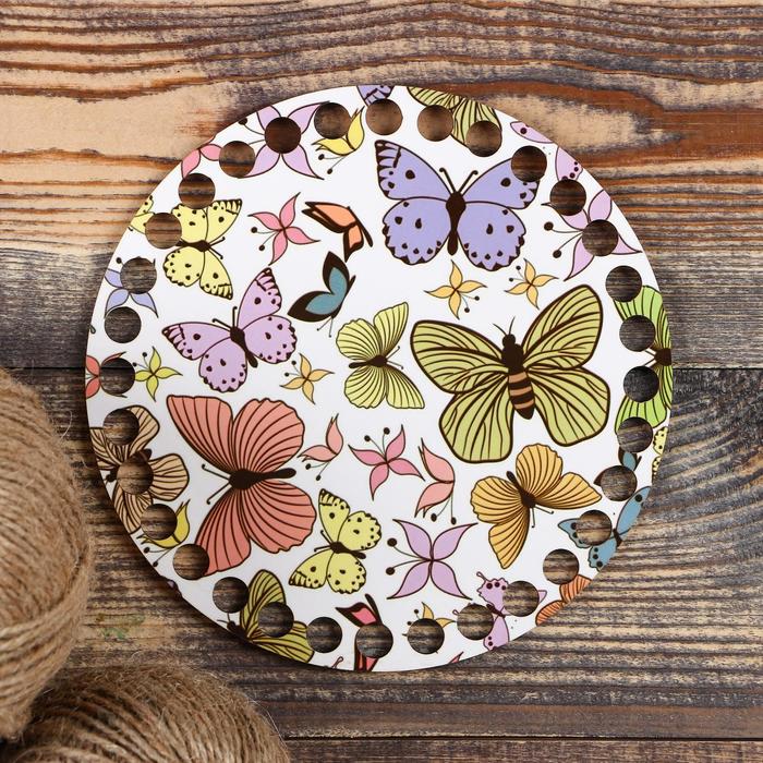 Заготовка для вязания "Круг Бабочки", донышко фанера, размер 15 см
Заготовка для вязания "Круг Бабочки", донышко фанера, размер 15 см