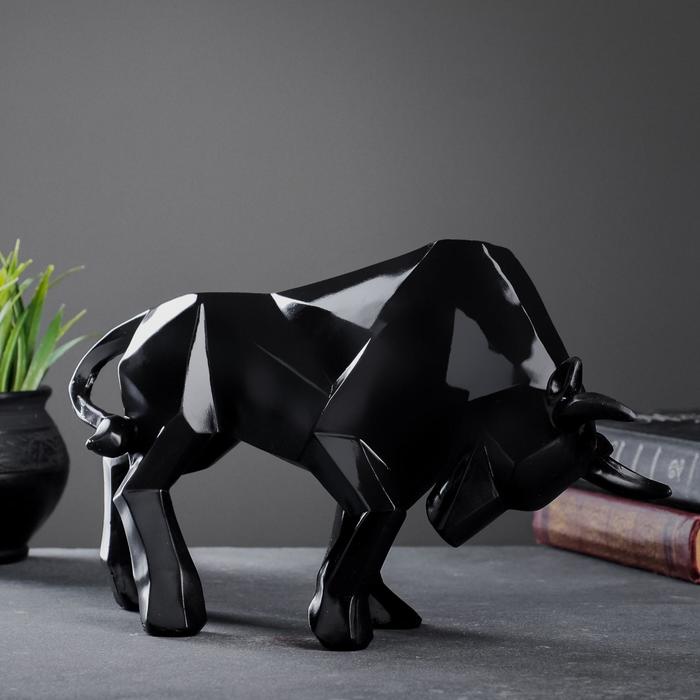 Фигура "Ортогональный бык" 19х33см, черный