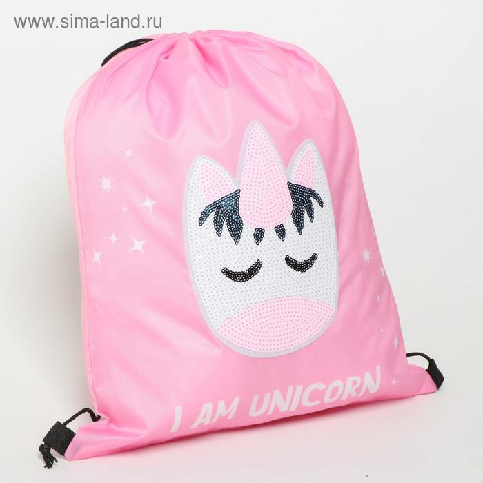 Сумка для обуви «I am Unicorn», с пайетками, размер 43х33х0,5 см
Сумка для обуви «I am Unicorn», с пайетками, размер 43х33х0,5 см