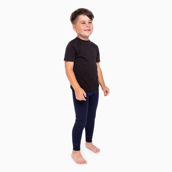 фото Кальсоны для мальчика (термо), цвет тёмно-синий, рост 128 см (34) tusi