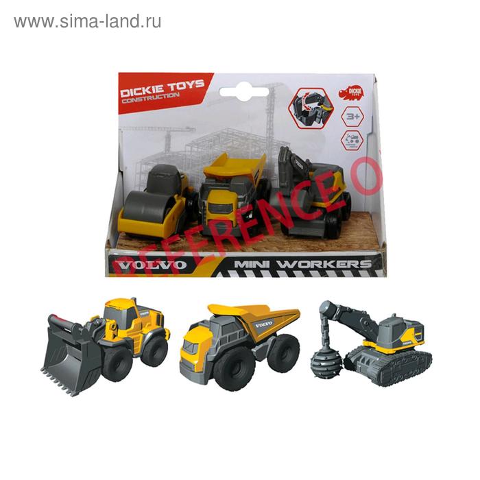 Набор Volvo строители, 3 штуки, 9 см 
Набор Volvo строители, 3 штуки, 9 см