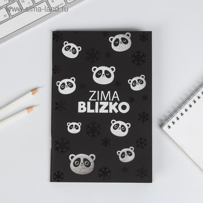 Тетрадь с чёрными листами Zima blizko, 32 листа, А5, дизайнерский картон, бумага тонированая
Тетрадь с чёрными листами Zima blizko, 32 листа, А5, дизайнерский картон, бумага тонированая