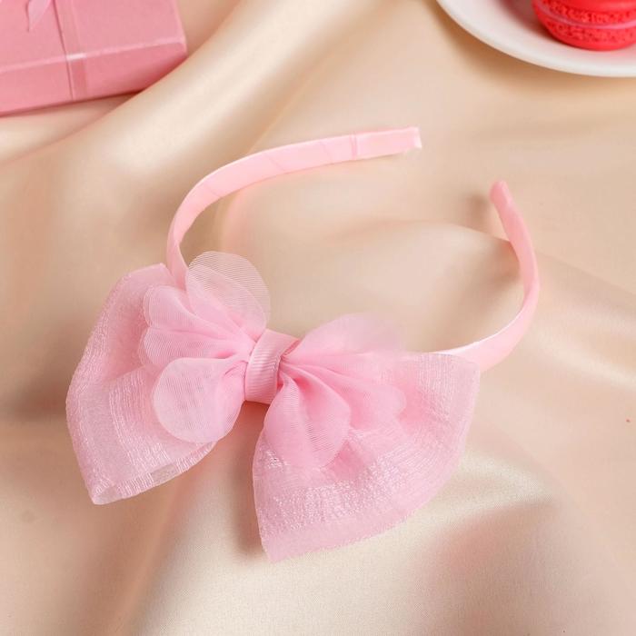 Ободок для волос "Воздушный бантик" 1 см, розовый, микс
Ободок для волос "Воздушный бантик" 1 см, розовый, микс
