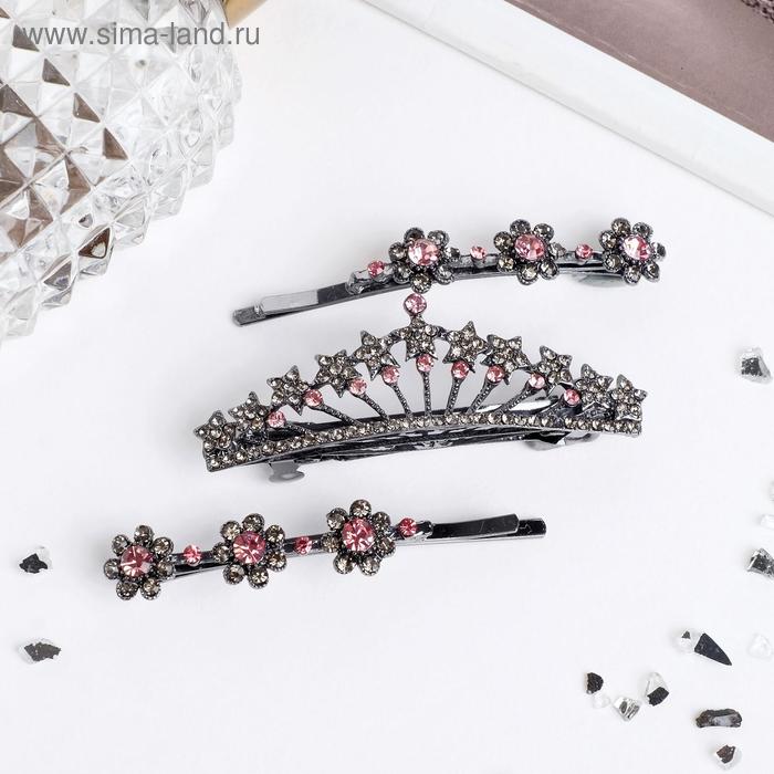 Набор для волос "Ариадна" (2 невидимки, 1 заколка-автомат) 5 и 6 см, серебристо-розовый
Набор для волос "Ариадна" (2 невидимки, 1 заколка-автомат) 5 и 6 см, серебристо-розовый