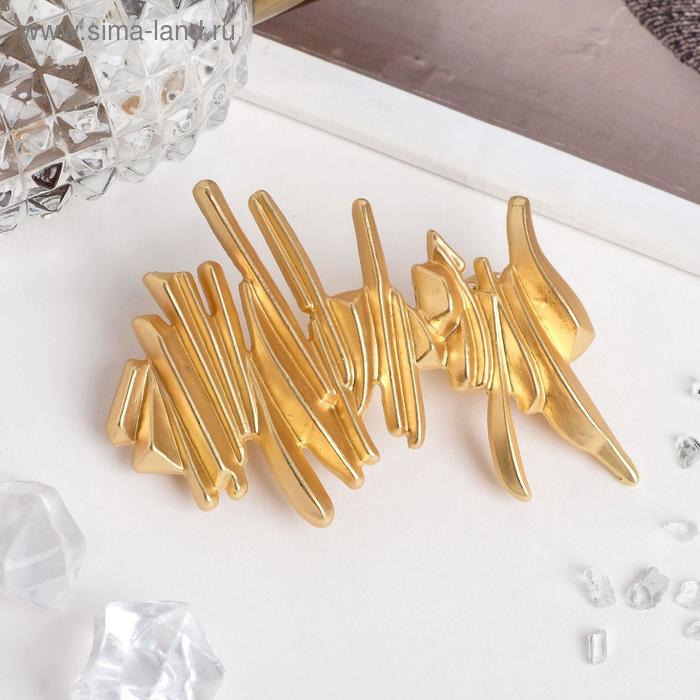 Заколка-автомат для волос "Грандэ люкс" 4х7 см, золото
Заколка-автомат для волос "Грандэ люкс" 4х7 см, золото