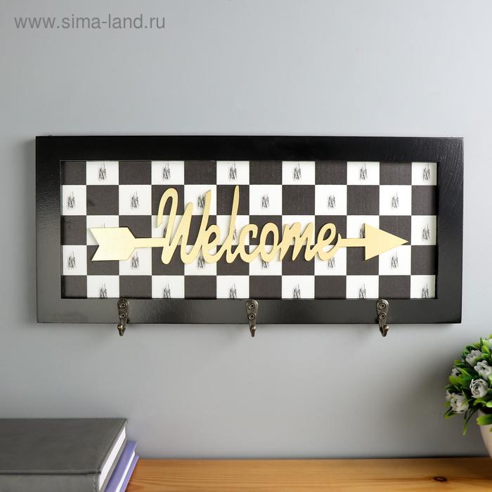 Крючки декоративные дерево "Шахматка. Welcome" 16,5х37х3,3 см
Крючки декоративные дерево "Шахматка. Welcome" 16,5х37х3,3 см