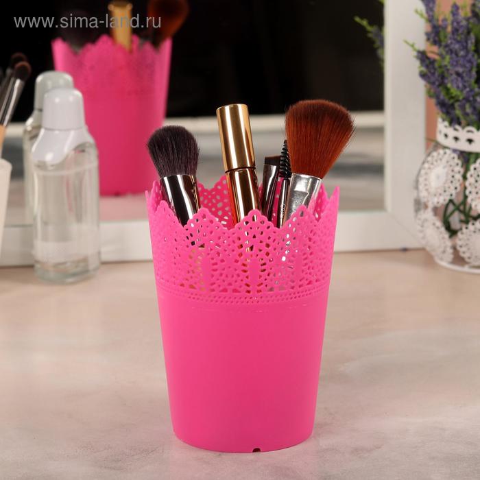 Подставка для хранения маникюрных/косметических принадлежностей, 11,5 × 9 × 6,5 см, цвет МИКС
Подставка для хранения маникюрных/косметических принадлежностей, 11,5 × 9 × 6,5 см, цвет МИКС